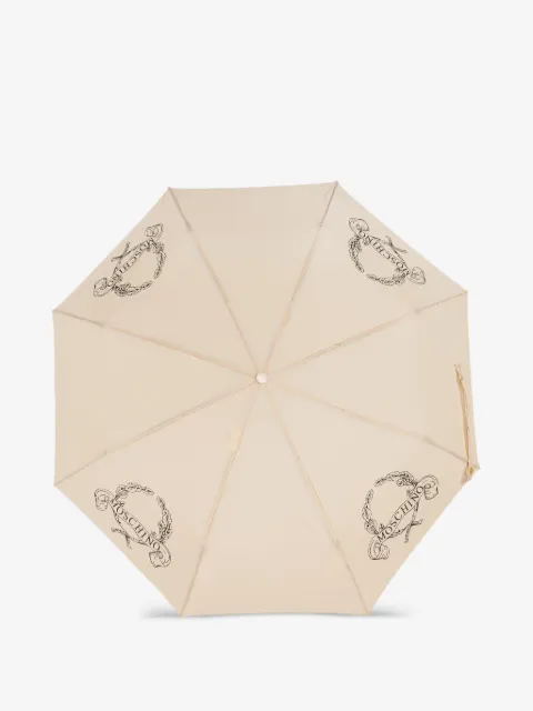 Moschino logo-print umbrella