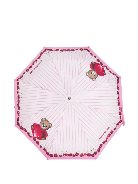 Moschino Teddy stripe umbrella