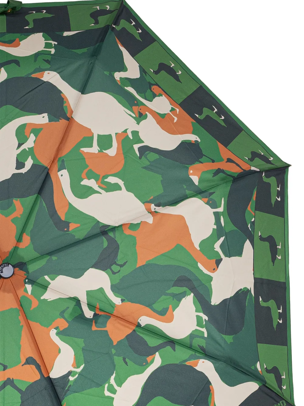 Moschino Paraplu met eendenprint Groen