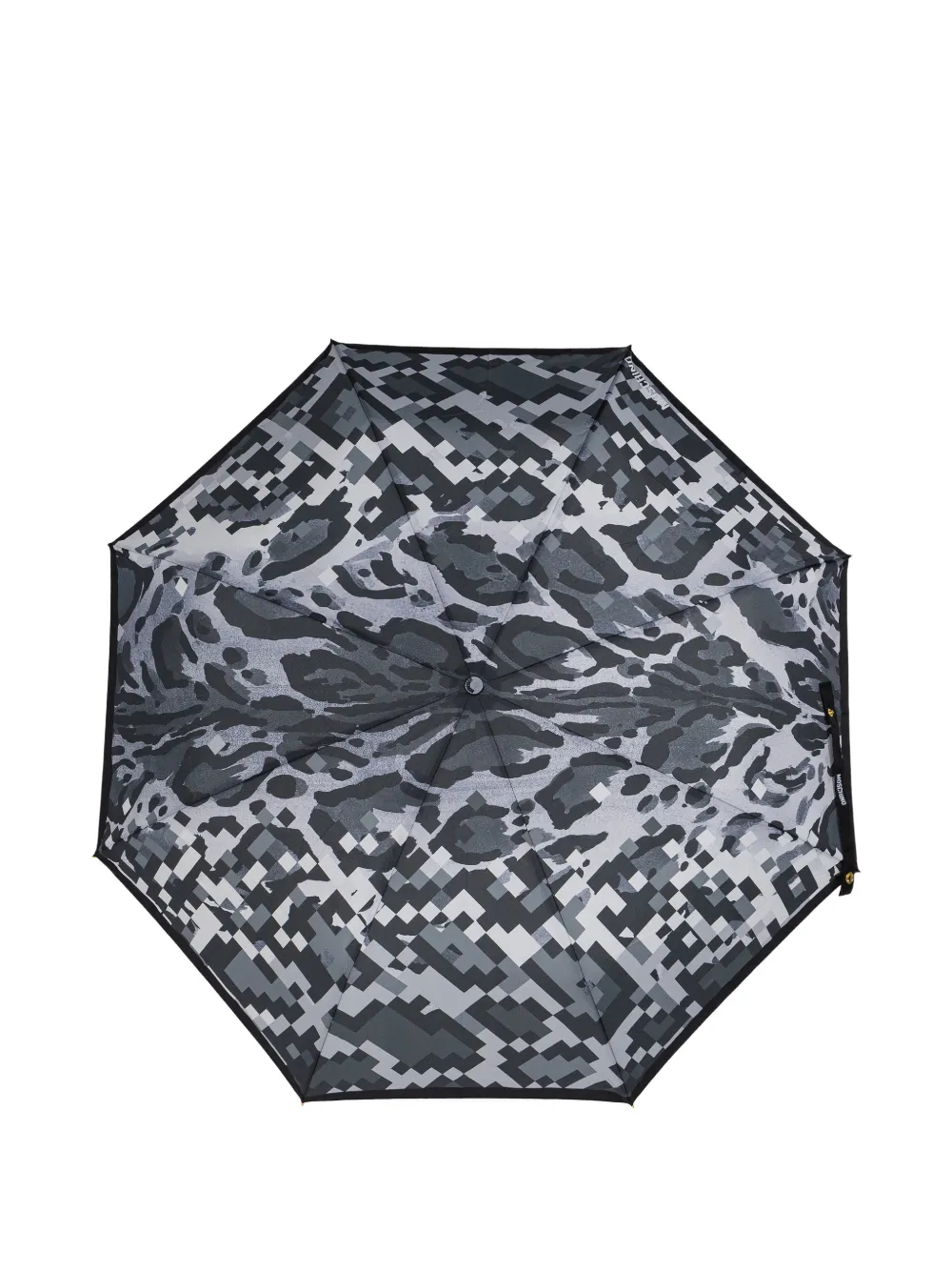 Moschino pixel-print umbrella | Grey | Image 1