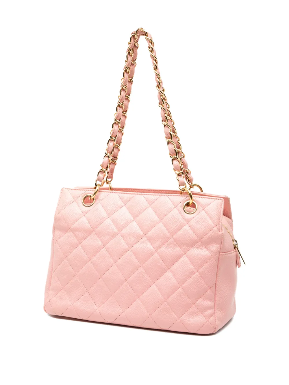CHANEL Pre-owned 2004-2005 Petite Caviar Timeless Tote Bag In Pink