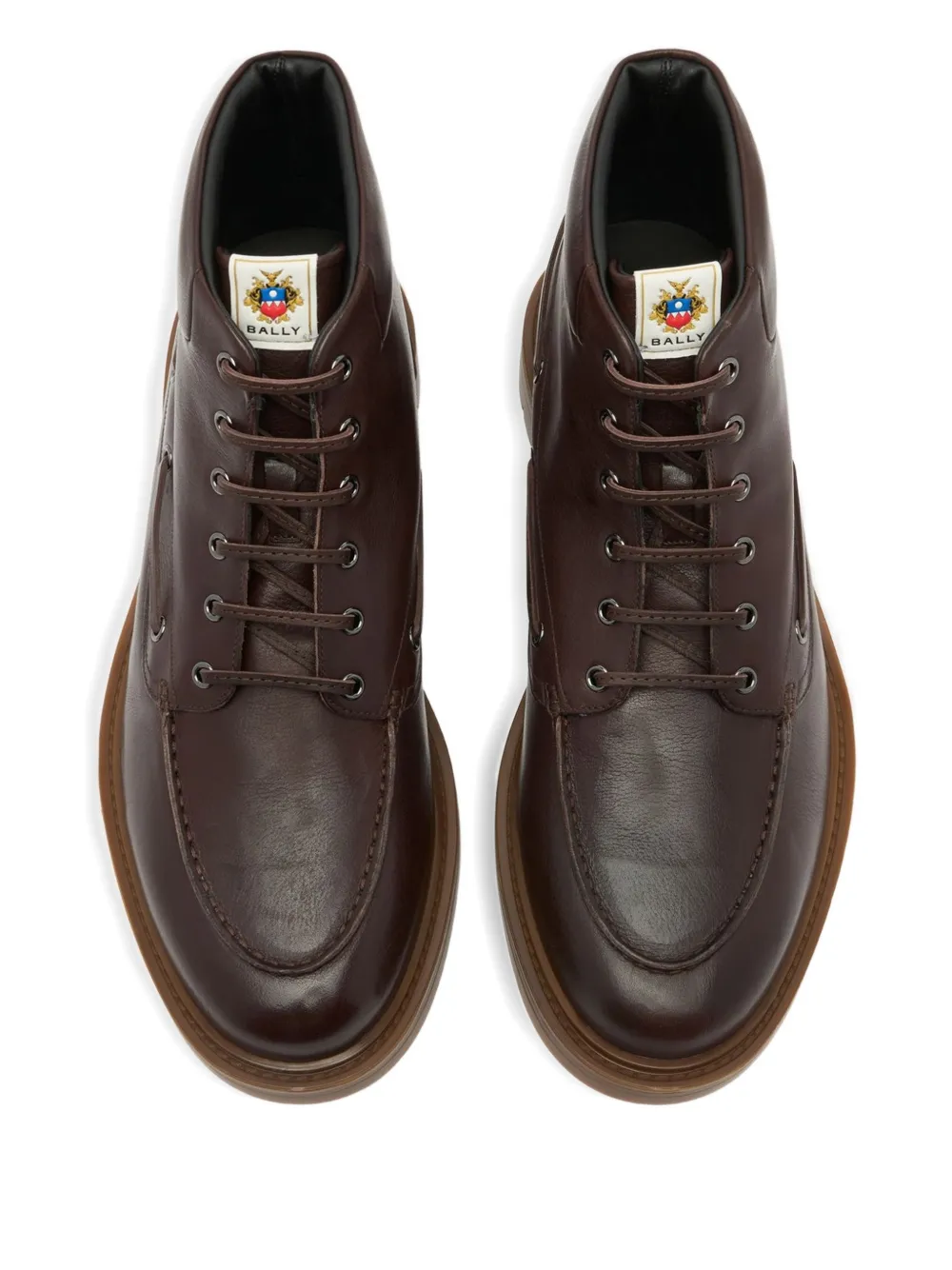 Bally 35mm B-Lug laarzen met amandelvormige neus Bruin