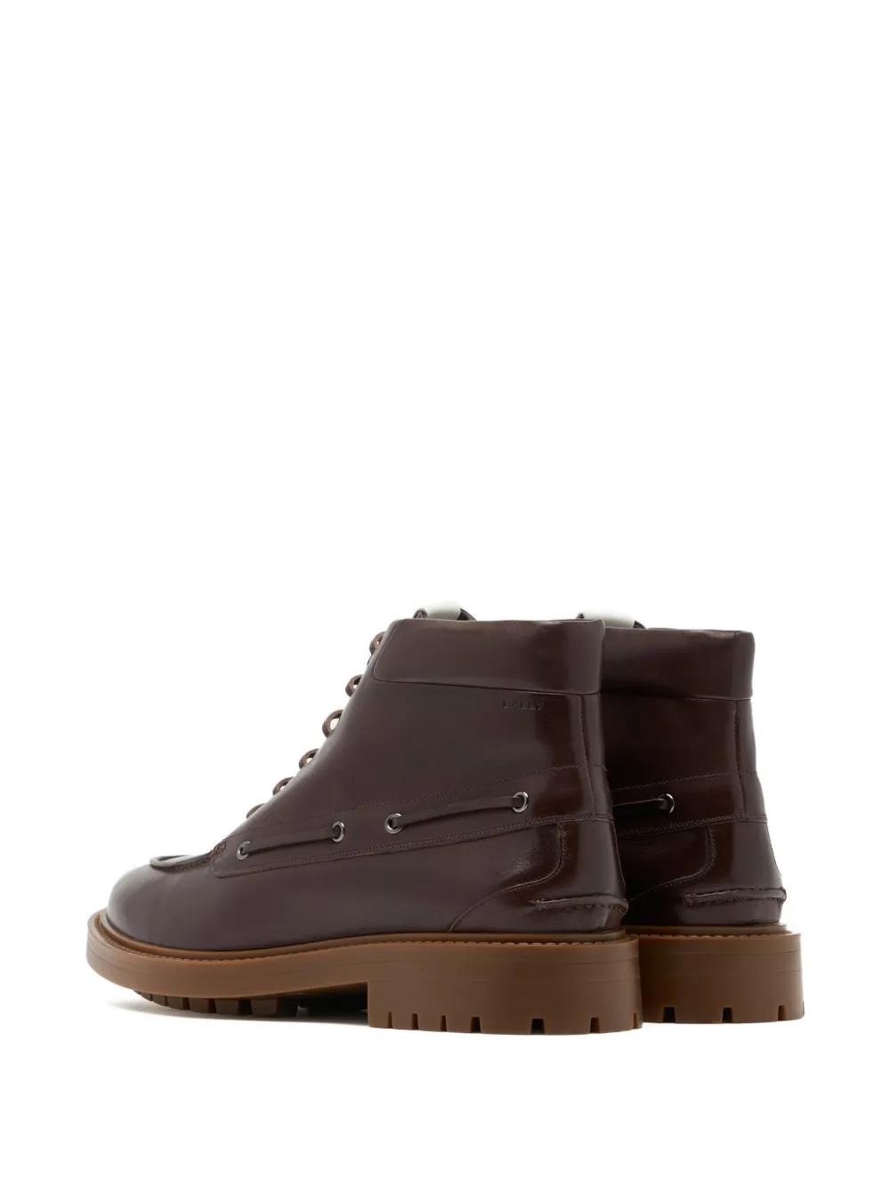 Bally 35mm B-Lug laarzen met amandelvormige neus Bruin