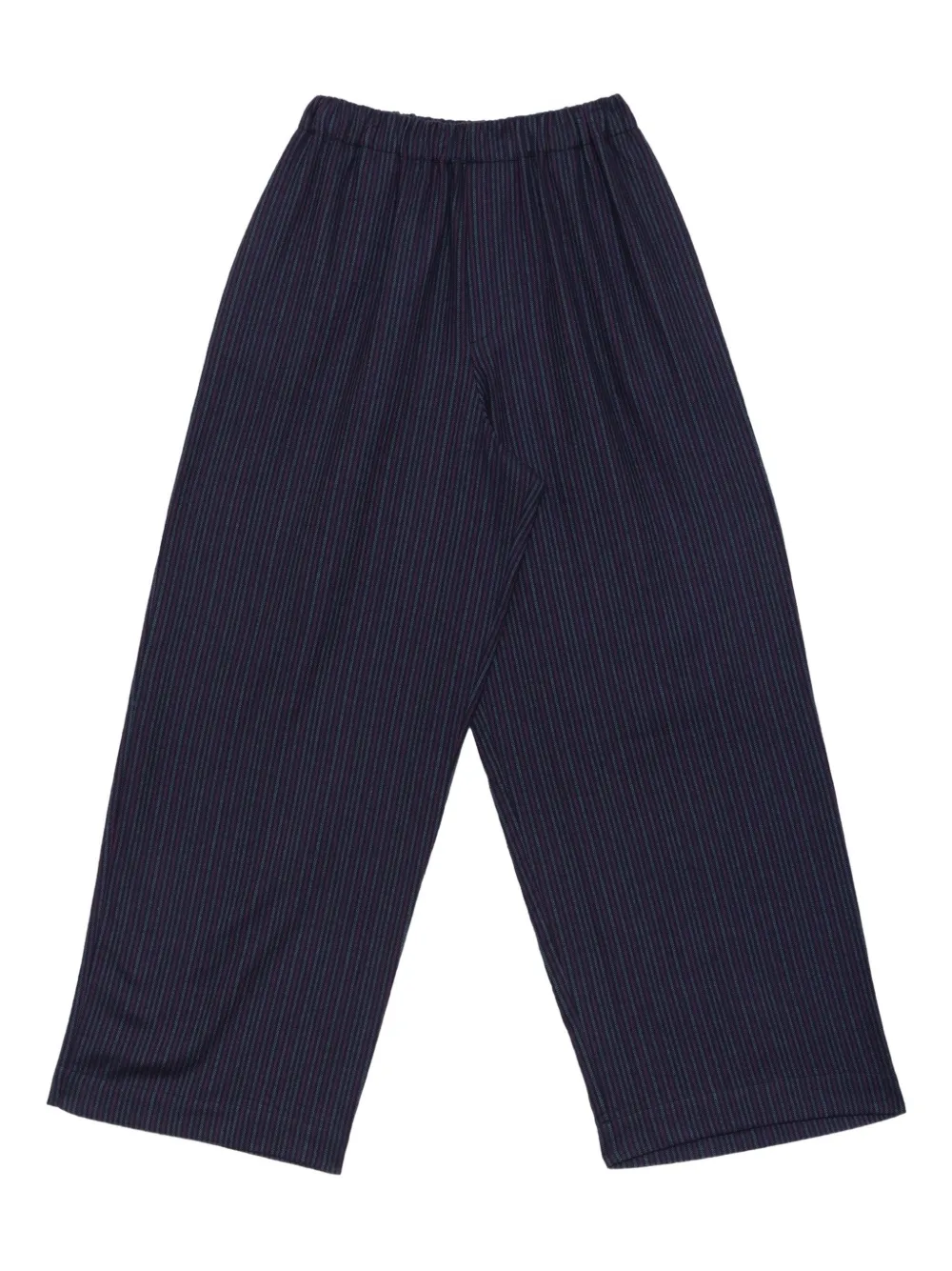 Baserange Claude Striped-pattern Trousers In Blue