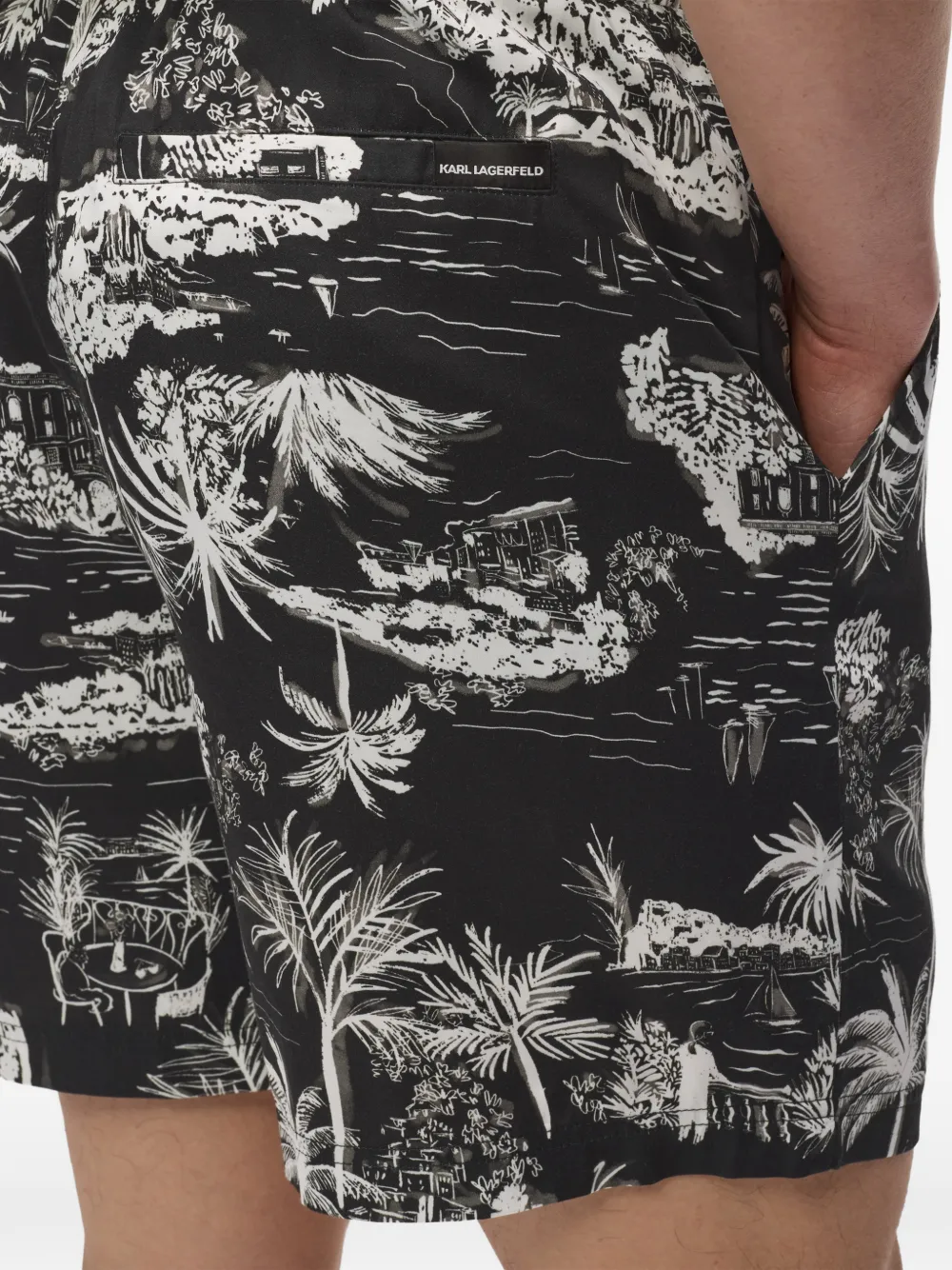 all-over print shorts
