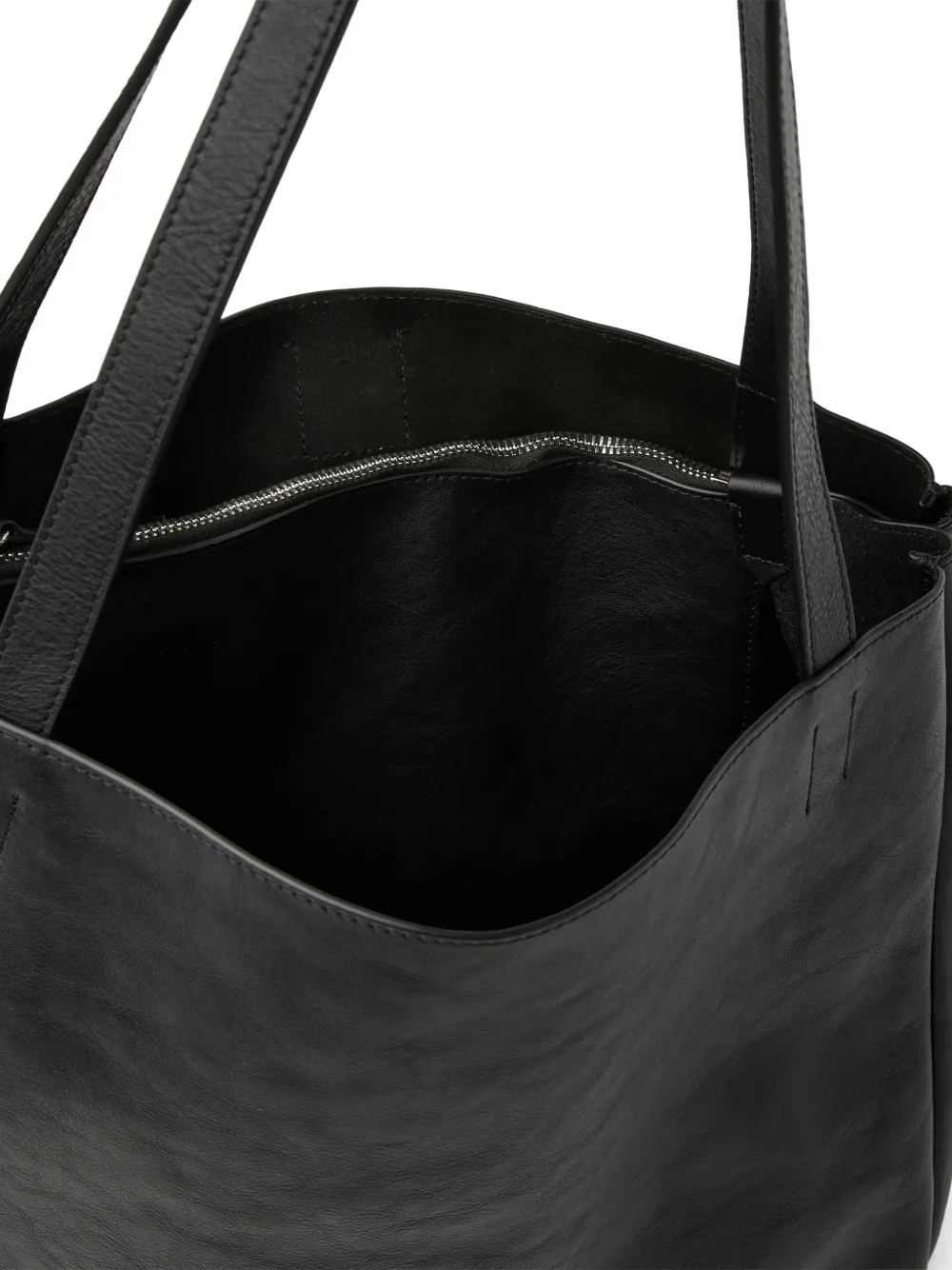 Karl Lagerfeld K Autograph leren shopper Zwart