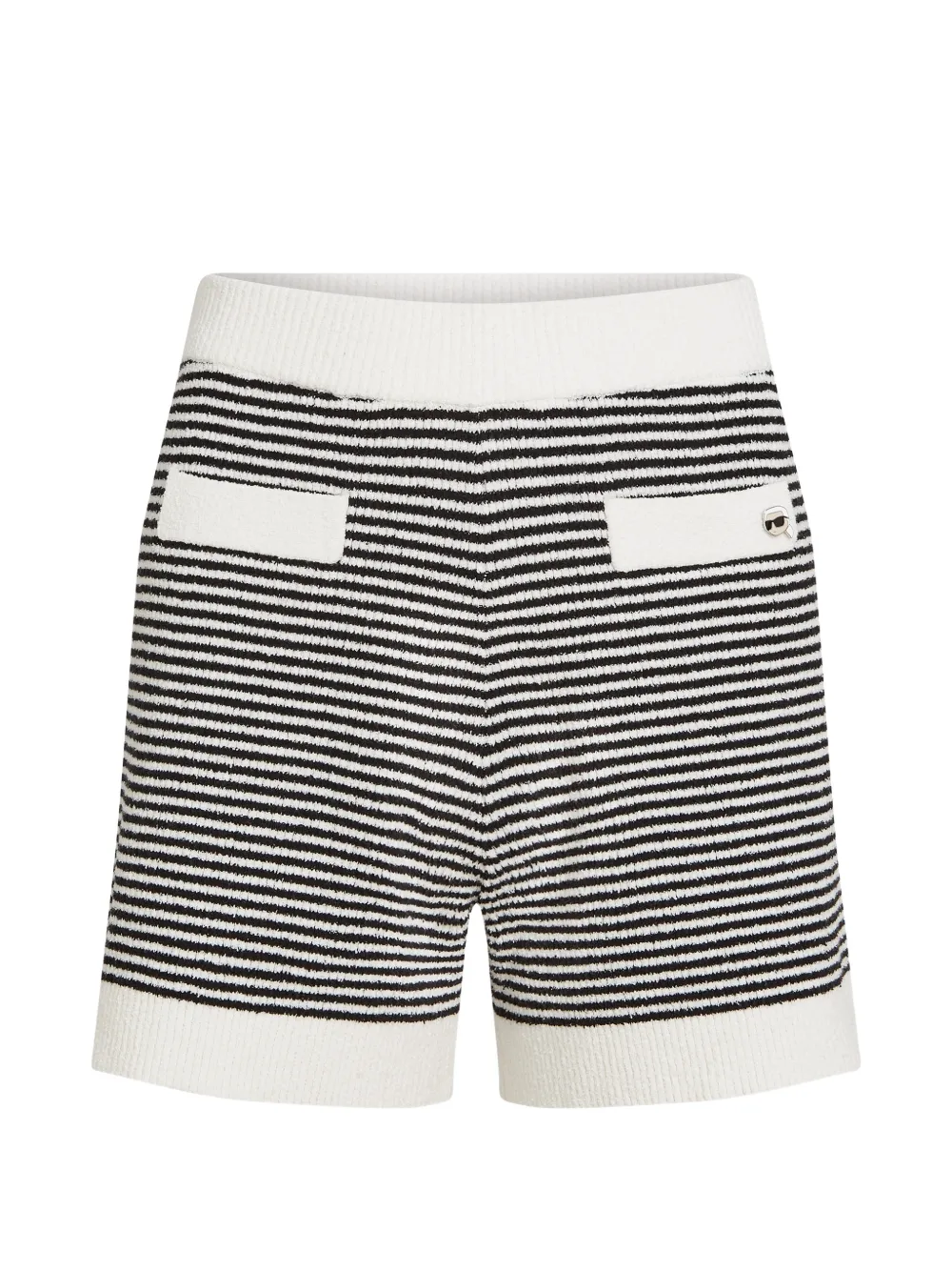 Karl Lagerfeld Shorts con logo - Nero