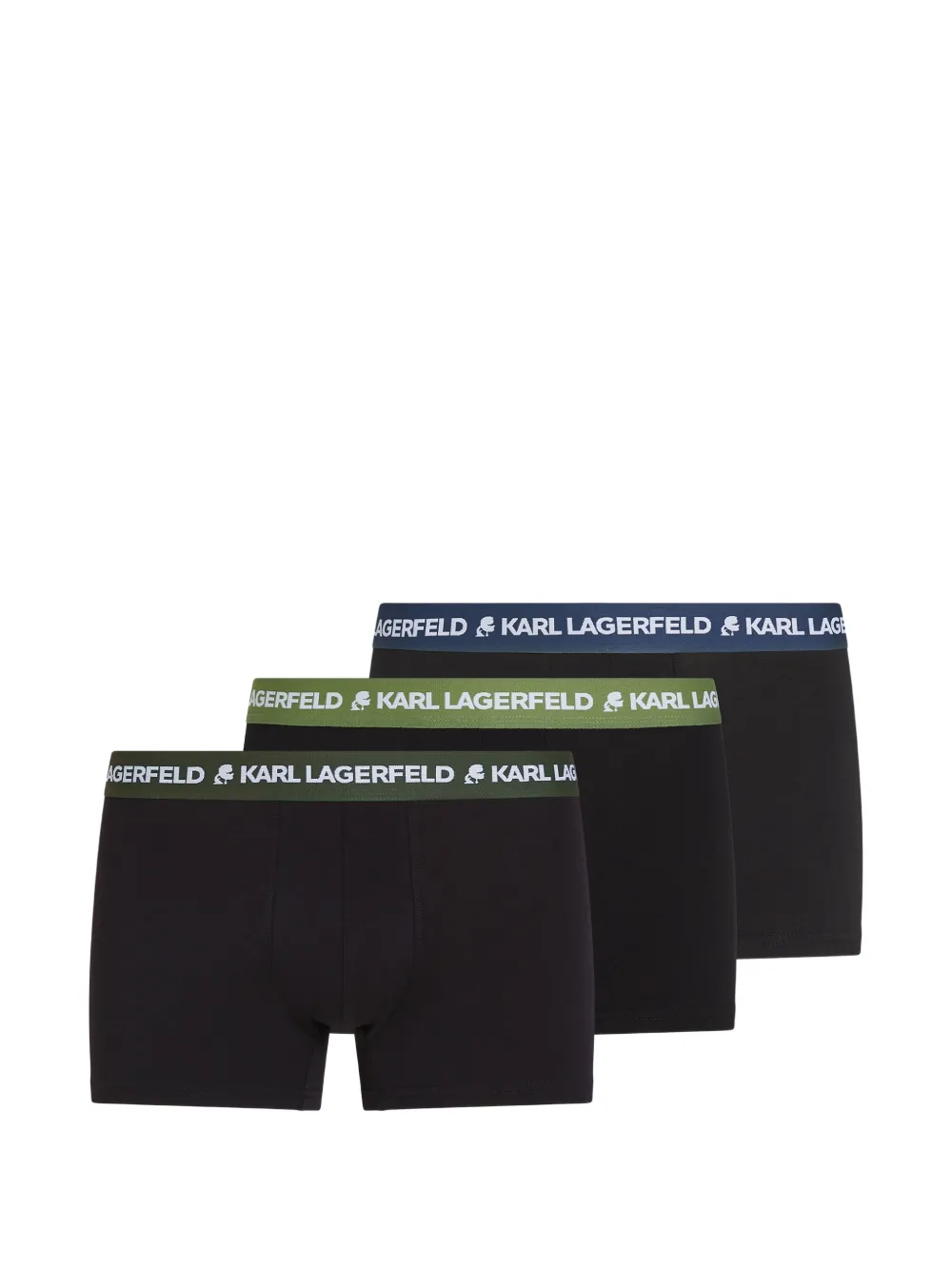 Karl Lagerfeld Boxer con logo (3 pezzi) - Nero