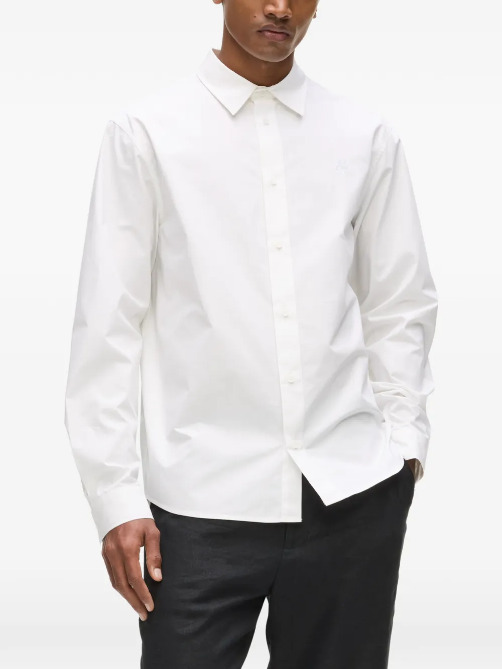Karl Lagerfeld Kameo katoenen overhemd Wit