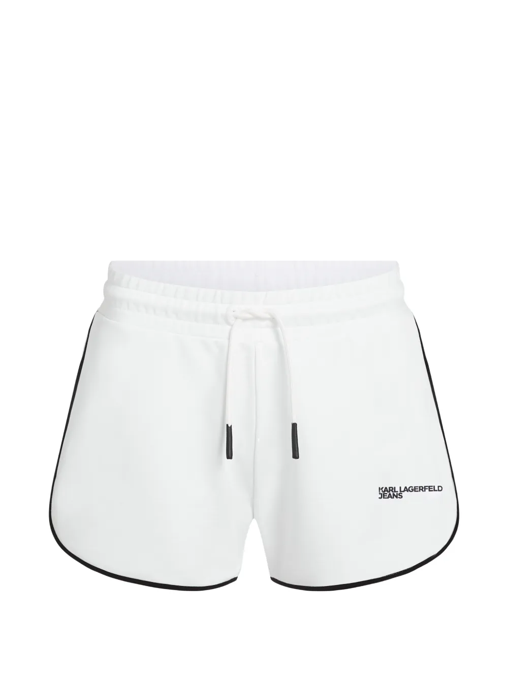 Karl Lagerfeld Jeans Costume da bagno con logo - Bianco