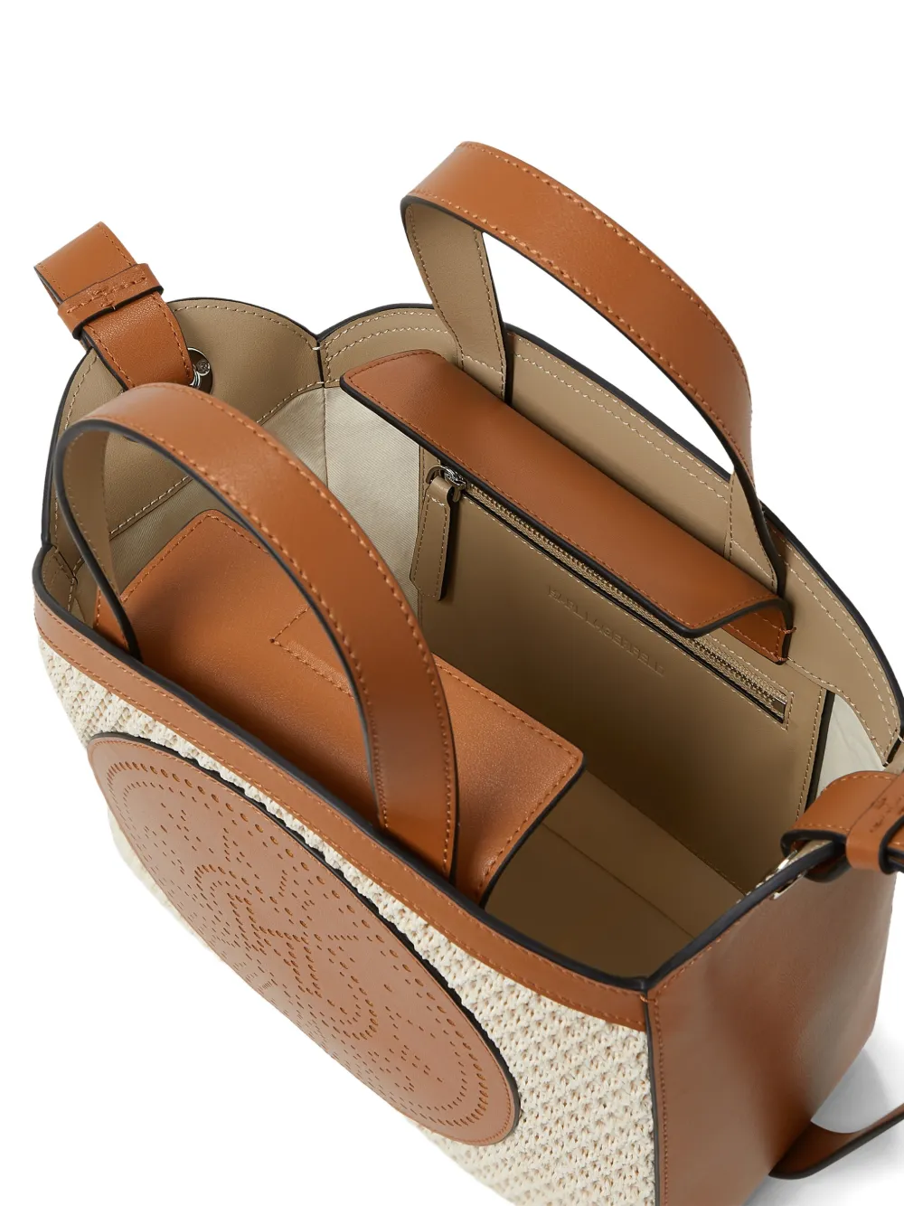 small K/Circle mesh tote bag