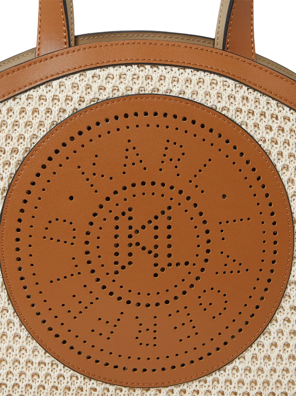 small K/Circle mesh tote bag