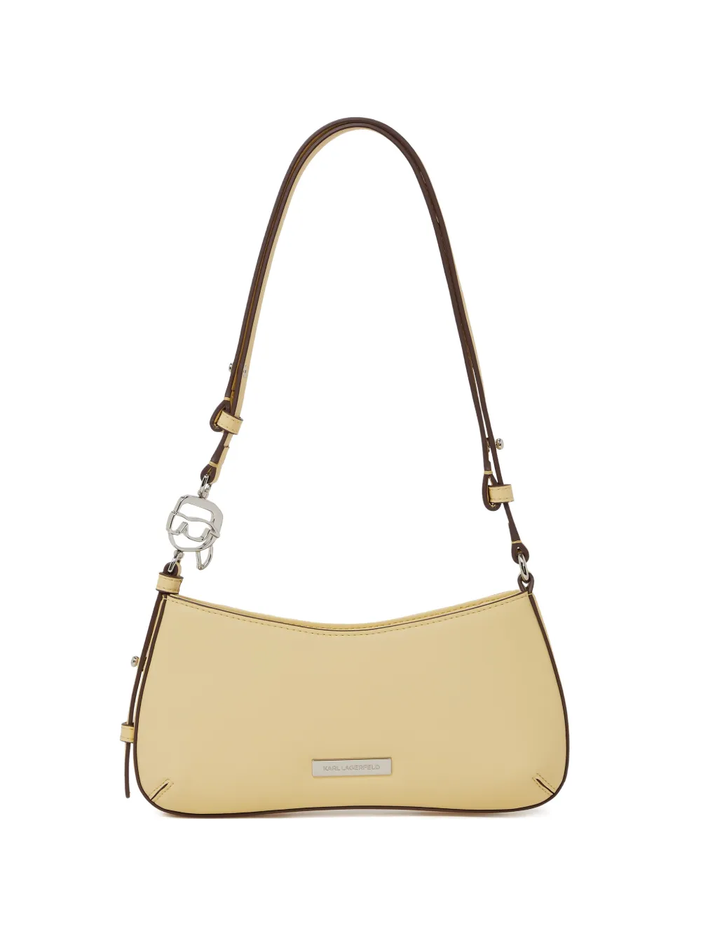 Karl Lagerfeld Borsa a spalla Le Bal mini con placca logo - Giallo