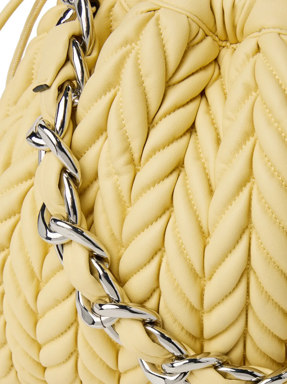 Karl Lagerfeld K Weave medium schoudertas Geel