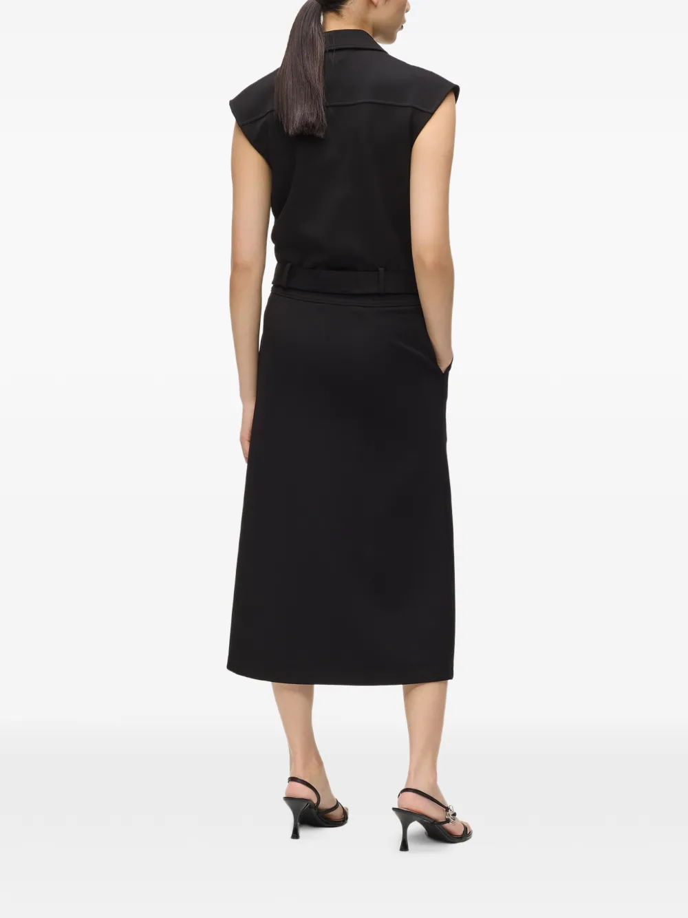 Karl Lagerfeld Mini-rok met ritssluiting Zwart