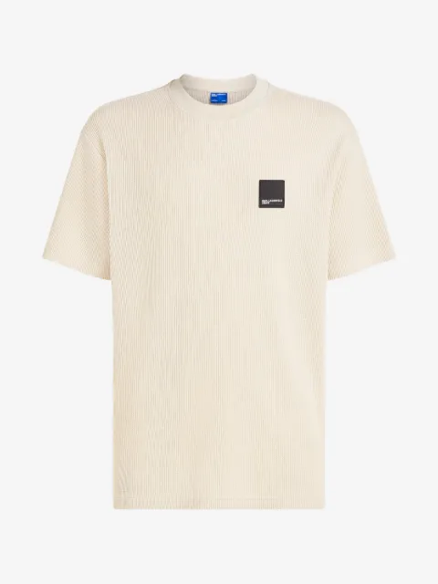 Karl Lagerfeld Jeans logo-plaque T-shirt