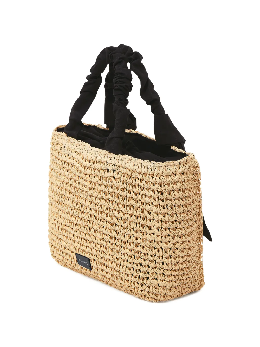 Karl Lagerfeld Signature strandtas met sjaal Beige