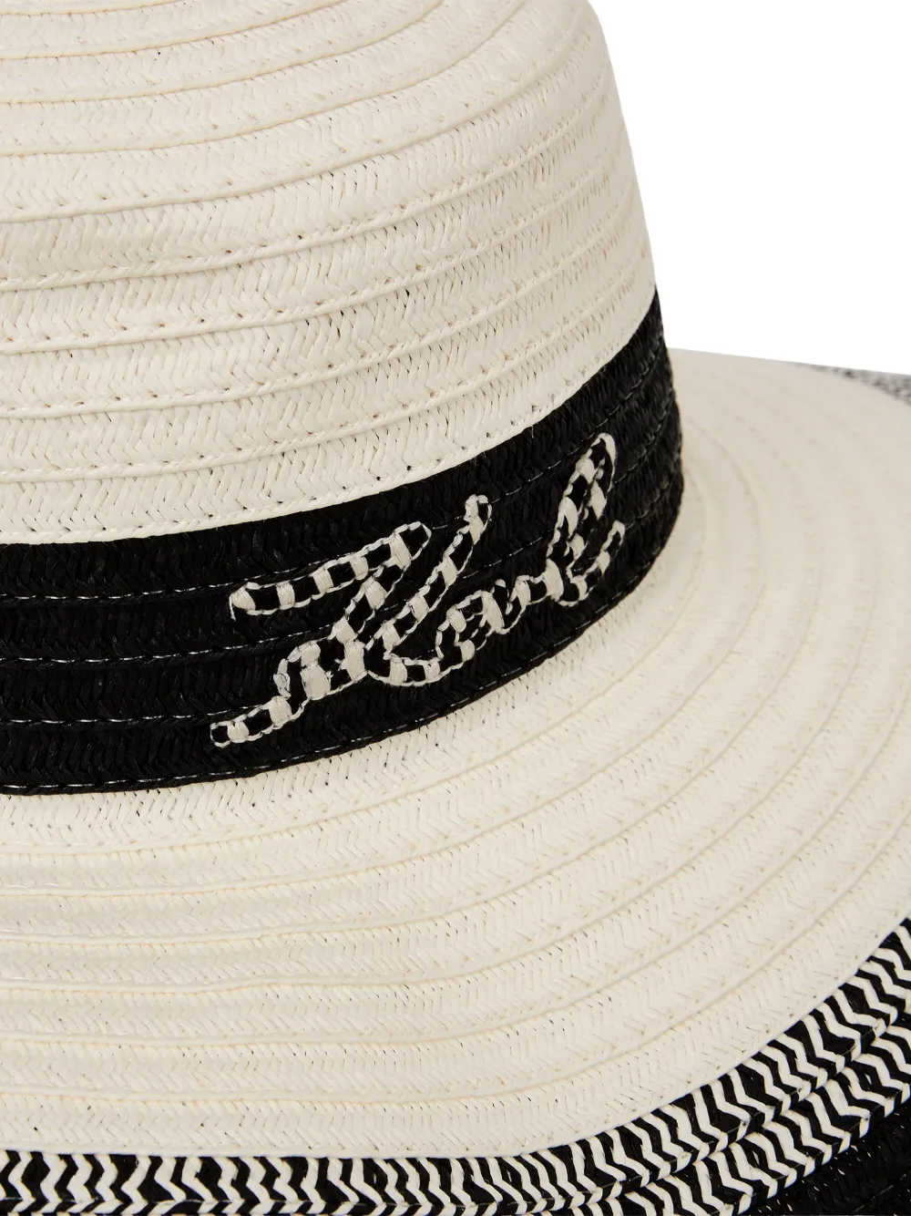 Karl Lagerfeld Signature zonnehoed Beige
