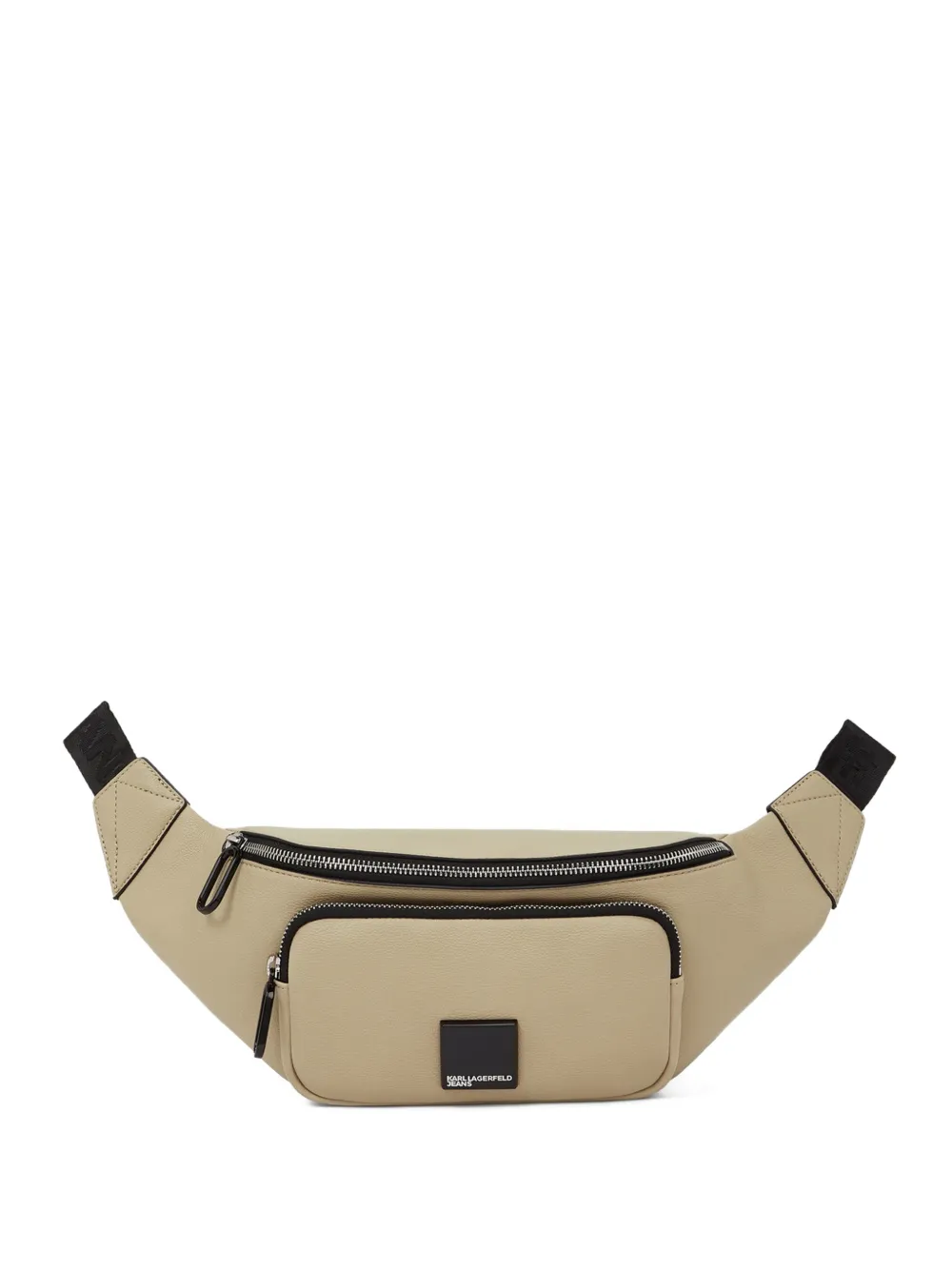 Karl Lagerfeld Jeans Marsupio con zip e logo - Toni neutri