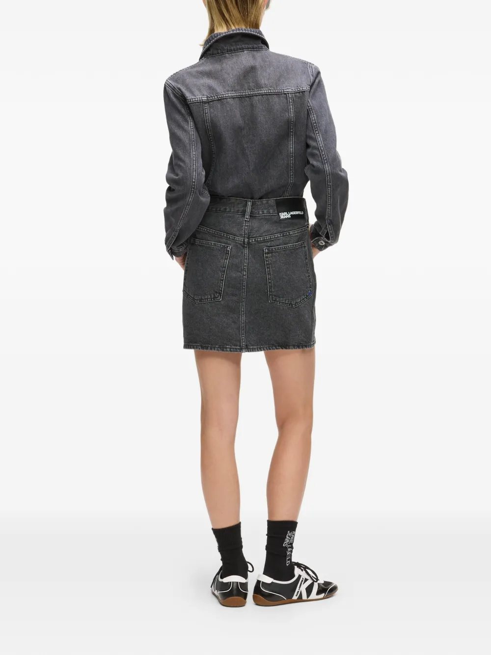 Karl Lagerfeld Jeans Denim rok Grijs