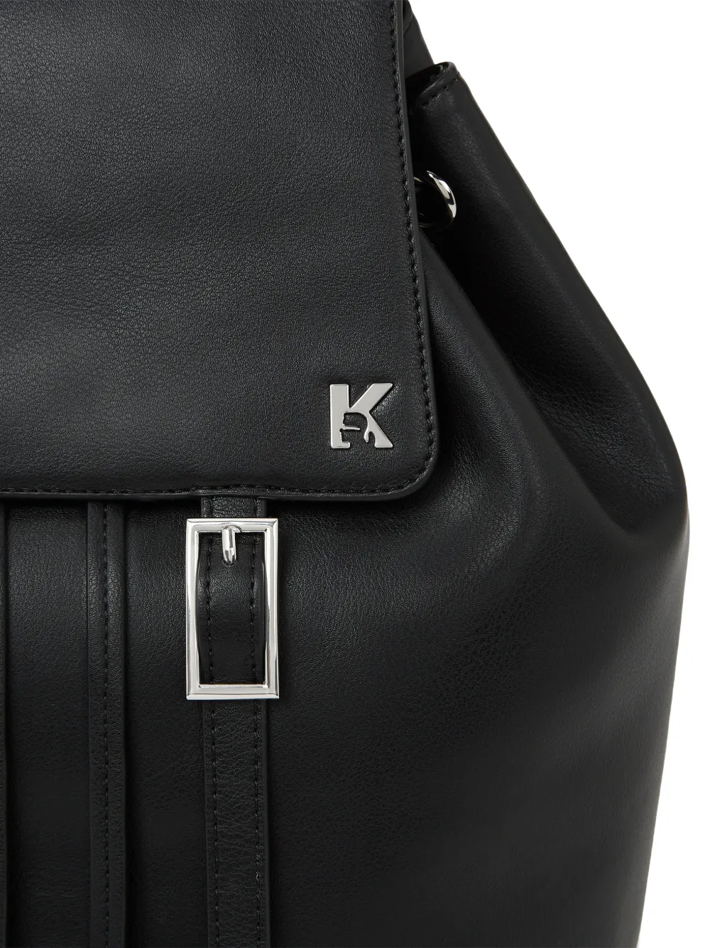 Karl Lagerfeld Jeans Rugzak met logoplakkaat Zwart