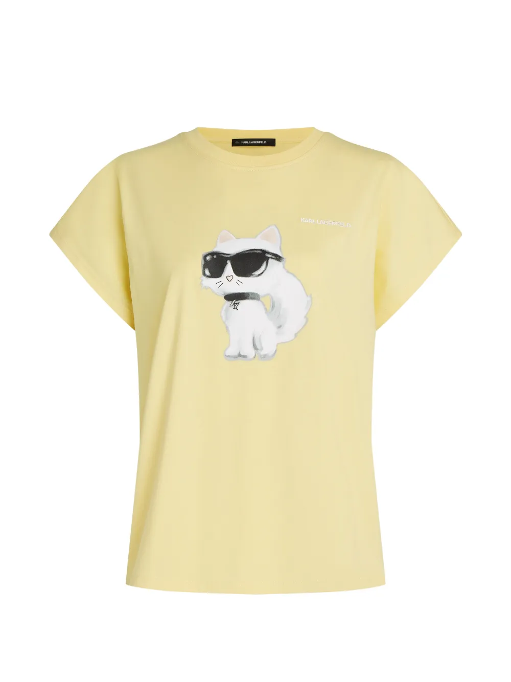 Karl Lagerfeld T-shirt Ikon Choupette - Giallo