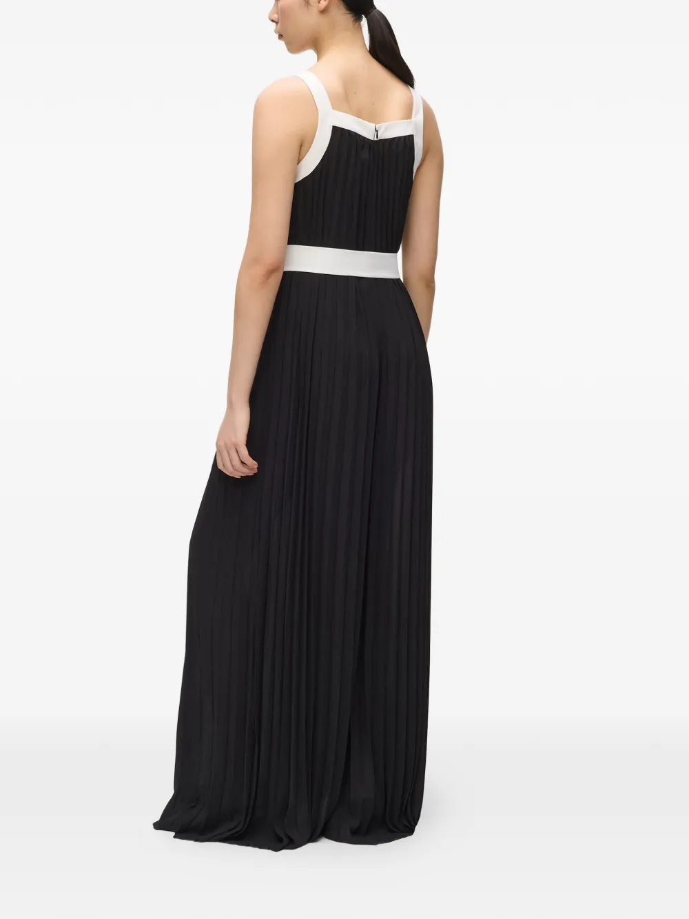 Karl Lagerfeld Geplooid jumpsuit Zwart