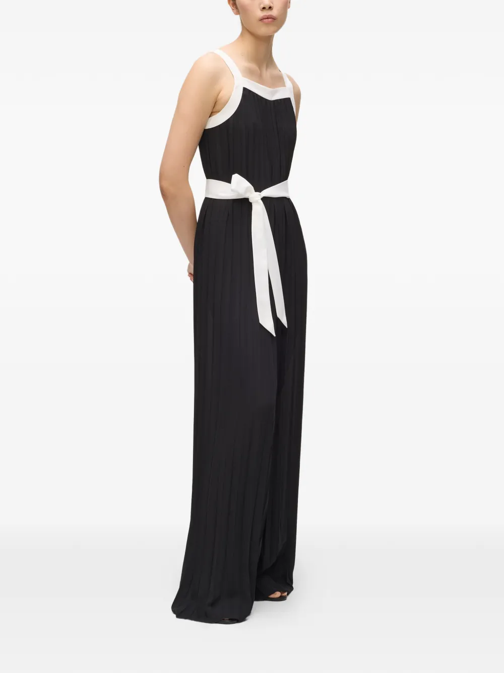 Karl Lagerfeld Geplooid jumpsuit Zwart