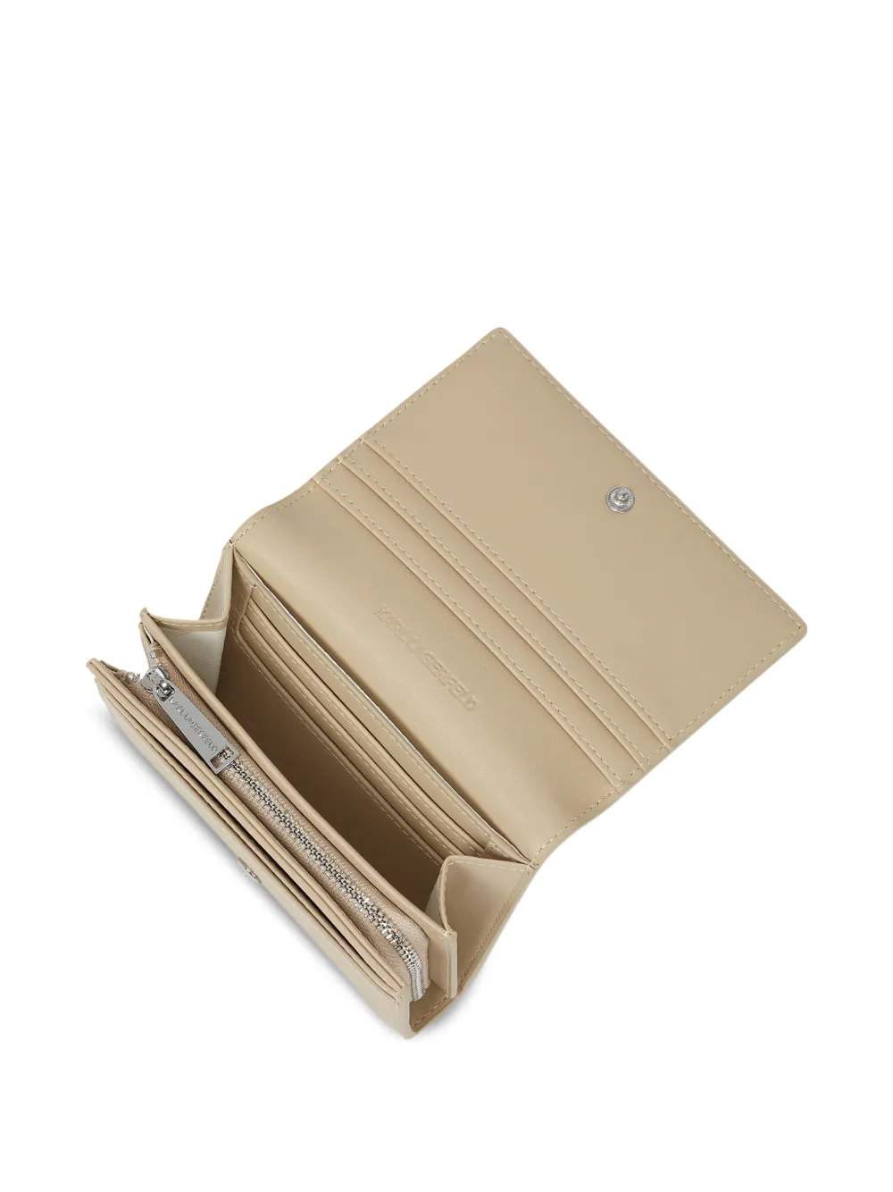 Karl Lagerfeld Medium K/autograph Bifold Wallet - Neutrals 