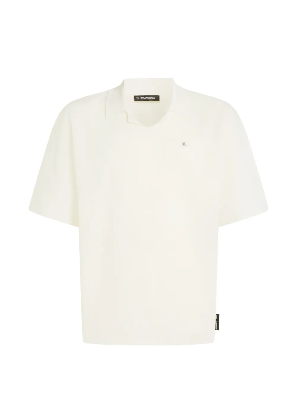 Karl Lagerfeld T-shirt in maglia - Toni neutri