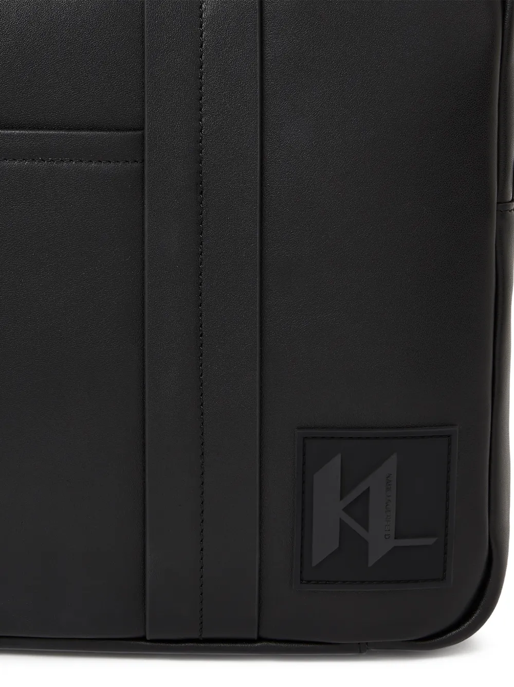 Karl Lagerfeld Aktetas met logopatch Zwart