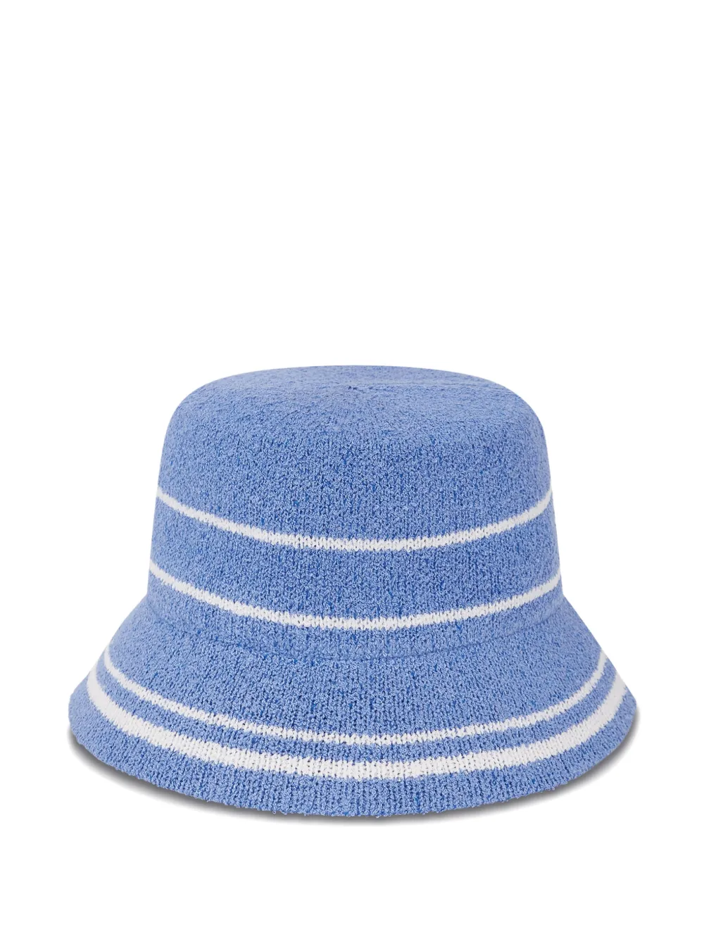 Karl Lagerfeld Gestreepte vissershoed Blauw