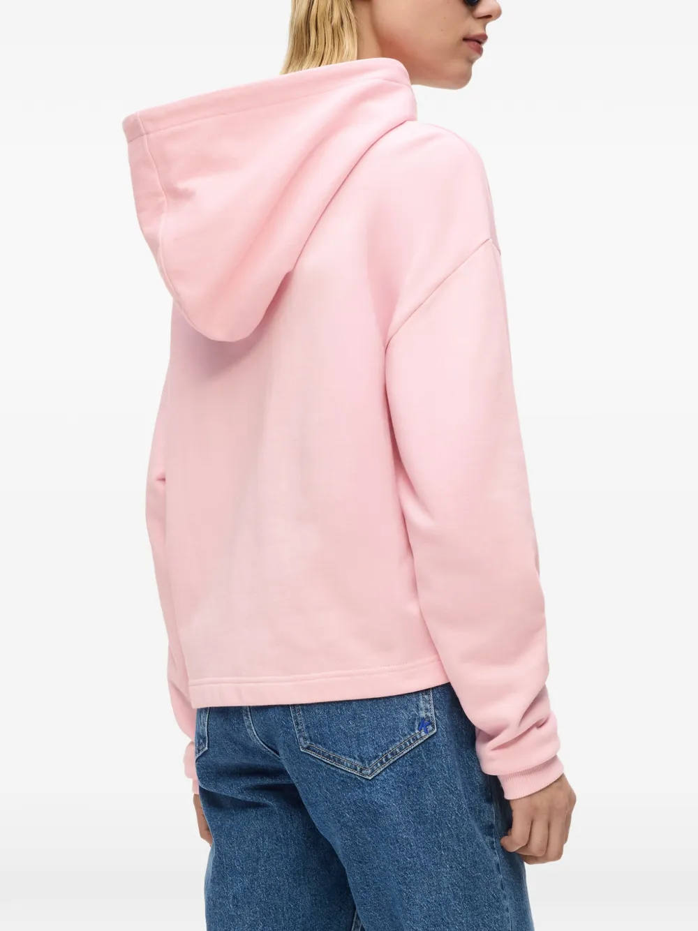 Karl Lagerfeld Jeans Hoodie met logo Roze
