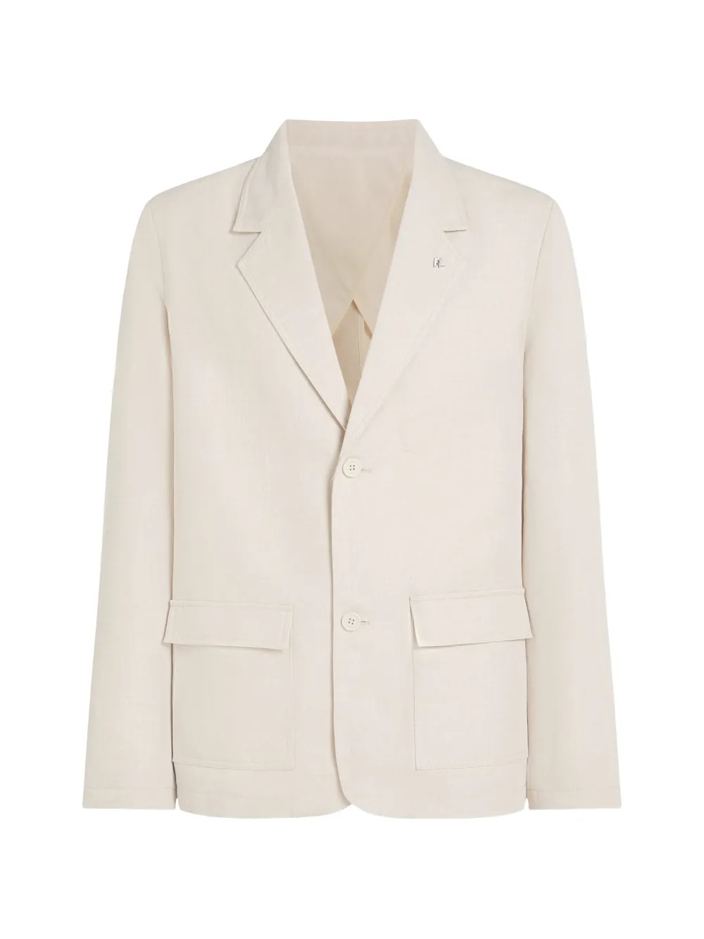 Karl Lagerfeld Blazer in lino - Marrone