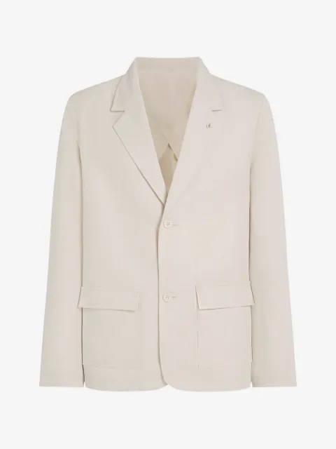 Karl Lagerfeld blazer i hør med påsyet lomme