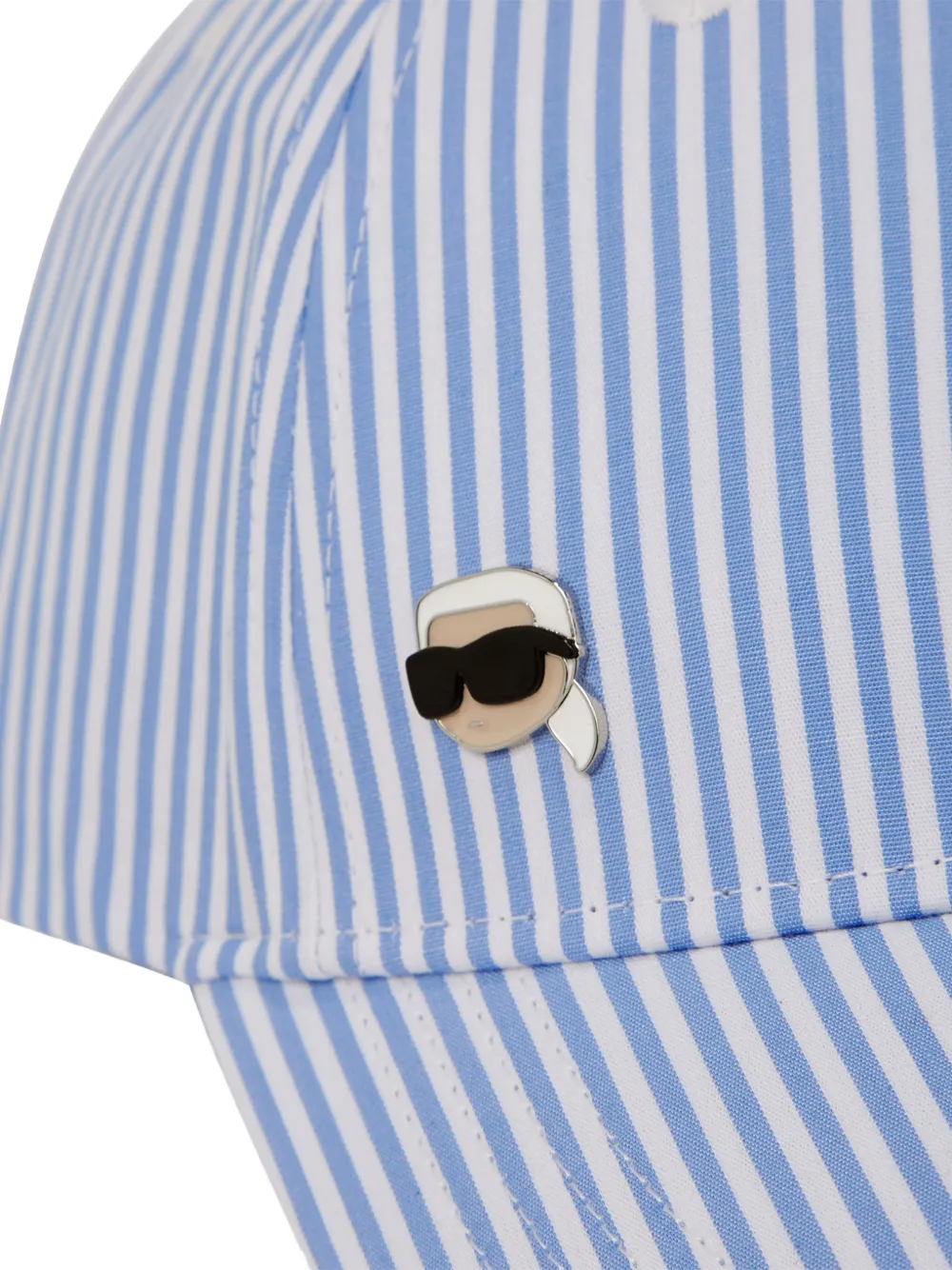 Karl Lagerfeld Pet met krijtstrepen Blauw