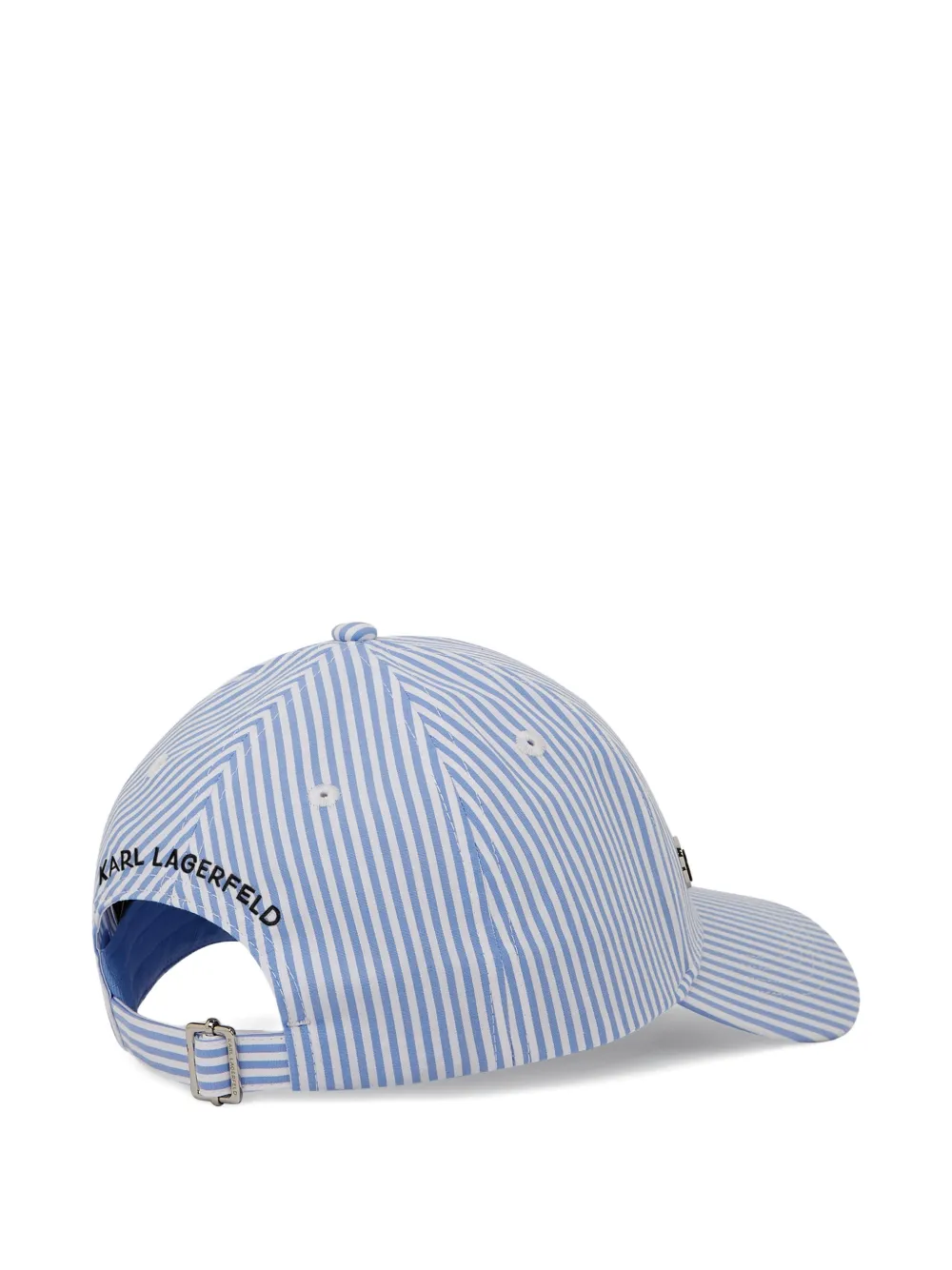 Karl Lagerfeld Pet met krijtstrepen Blauw