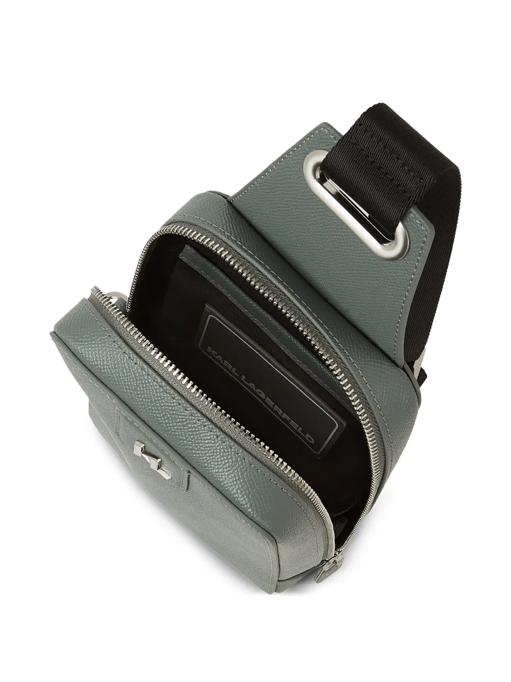 Karl Lagerfeld Schoudertas met monogram Groen