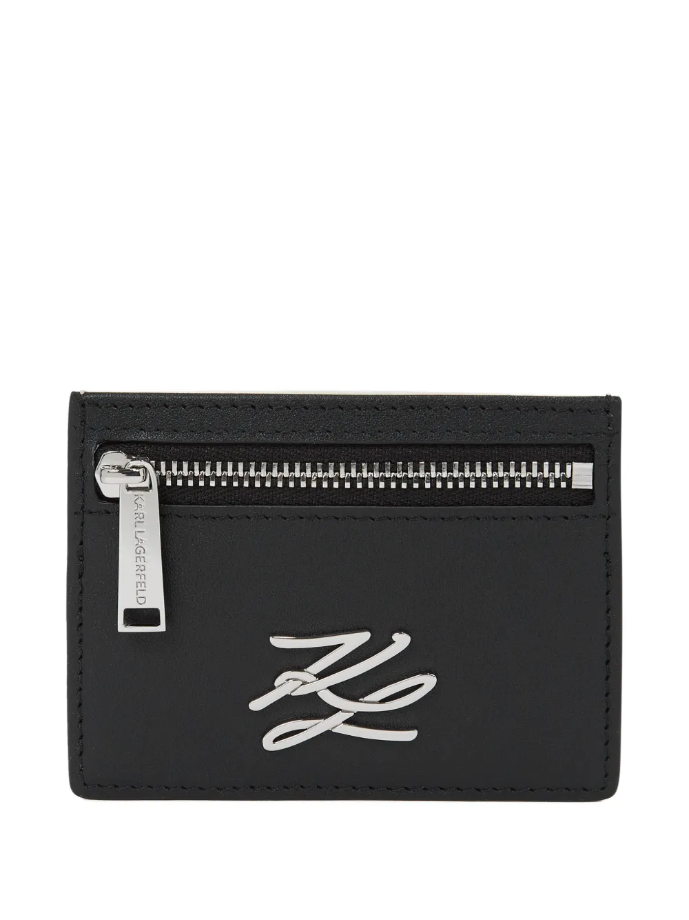 Karl Lagerfeld Portacarte K/Autograph con zip - Nero