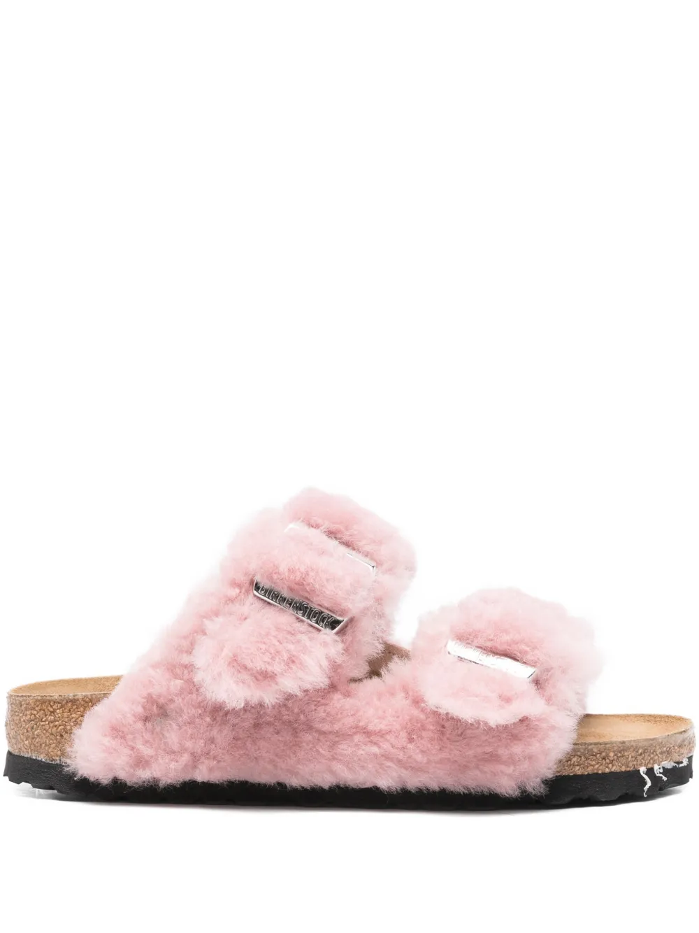 Birkenstock Arizona shearling slides | Pink | Image 1