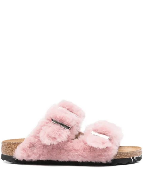 Birkenstock Arizona shearling slides 