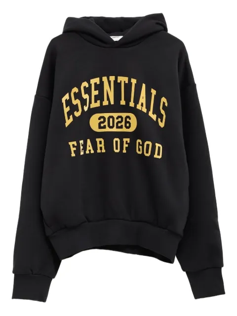 FEAR OF GOD ESSENTIALS logo-print hoodie 