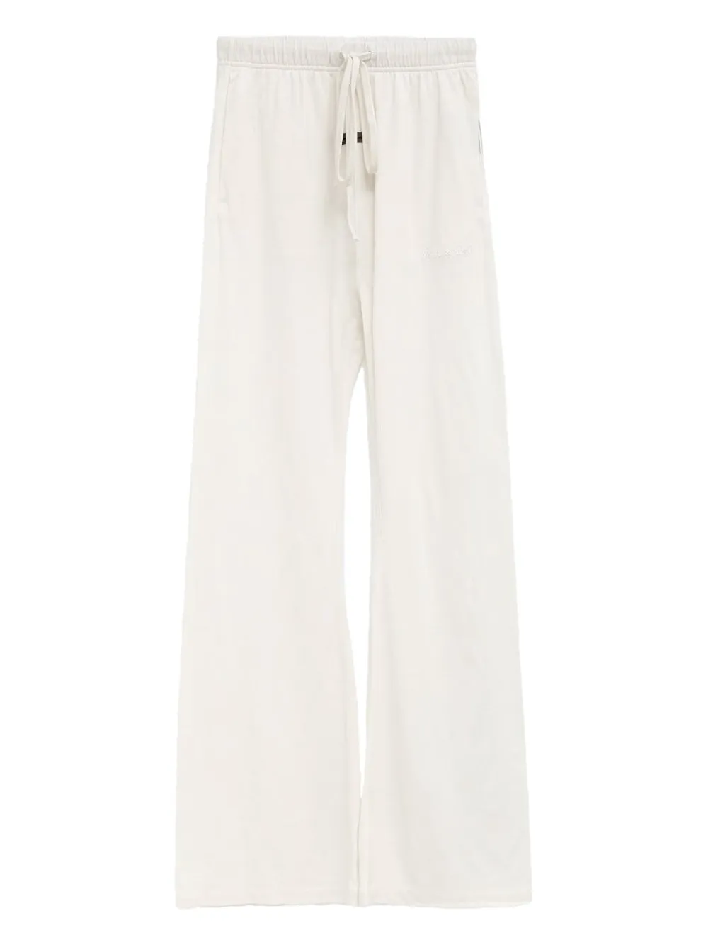 Essentials Drawstring-fastening Flared Track Pants In Neutral
