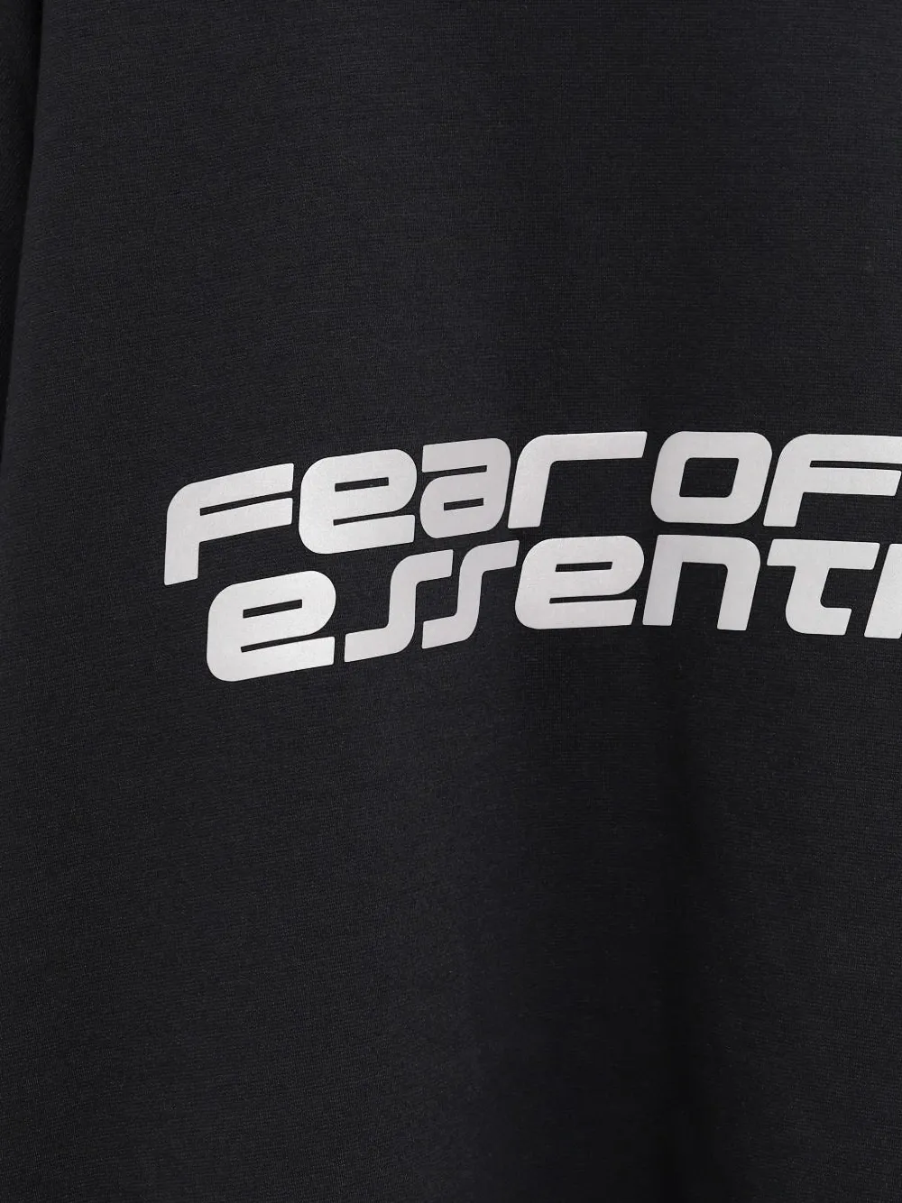 FEAR OF GOD ESSENTIALS Ponte 90s T-shirt met lange mouwen Zwart