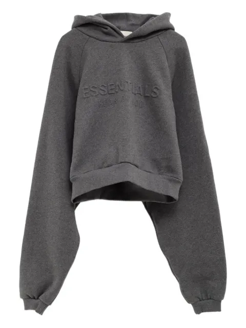 FEAR OF GOD ESSENTIALS 90s embossed-logo hoodie