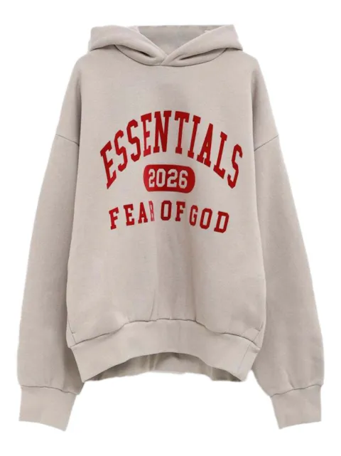 FEAR OF GOD ESSENTIALS logo-print hoodie