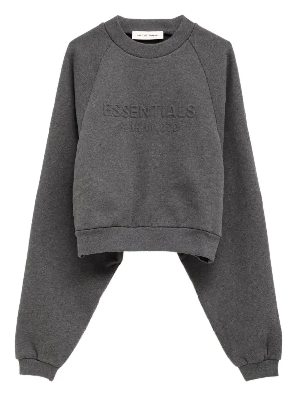 FEAR OF GOD ESSENTIALS 90s ロゴ スウェットシャツ | グレー 