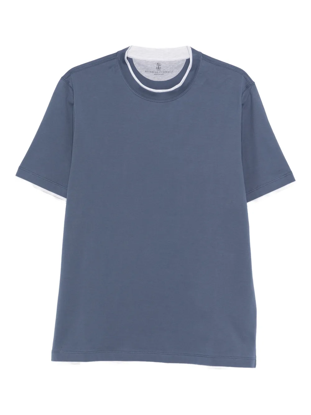 Brunello Cucinelli playera con cuello redondo | azul | Image 1