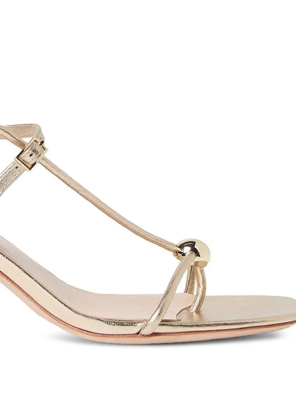 Loeffler Randall 70mm Triana Ball-heel Sandals In Pink