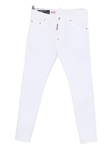 DSQUARED2 Skater rivet cotton skinny jeans